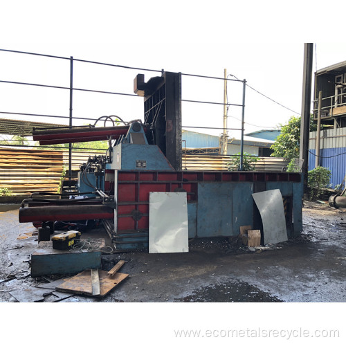 Push-out Scrap Iron Shavings Compactor Baling Machinery